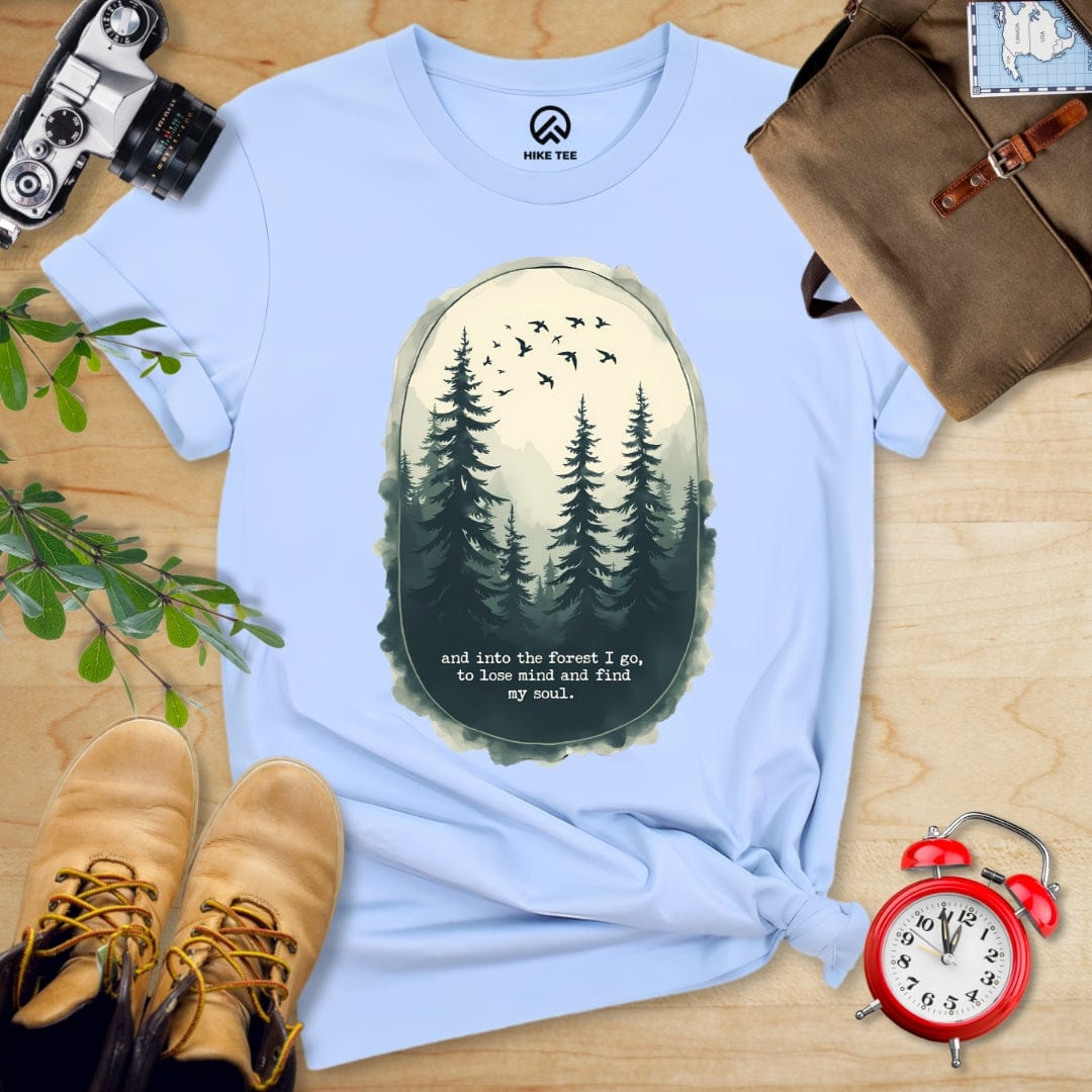 Hike Tee T-Shirt Baby Blue / S Forest Shirt
