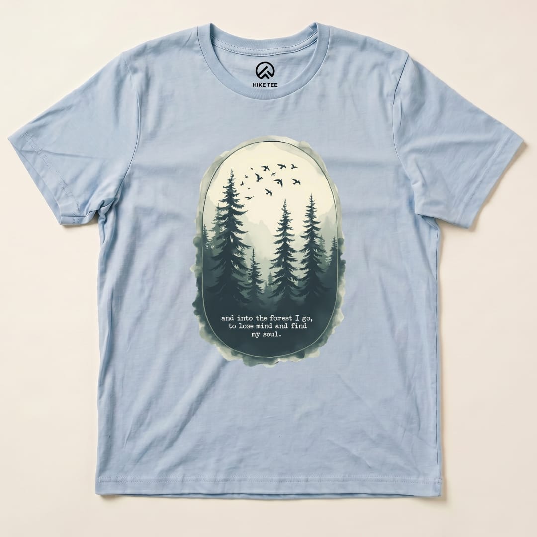 Forest Shirt Hike Tee T-Shirt Baby Blue / S