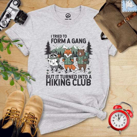 Hike Tee T-Shirt Athletic Heather / S Form a Gang Hiking Shirt