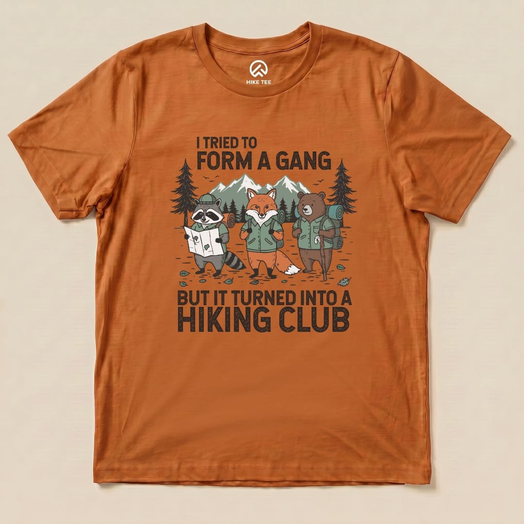 Form a Gang Hiking Shirt Hike Tee T-Shirt Autumn / S
