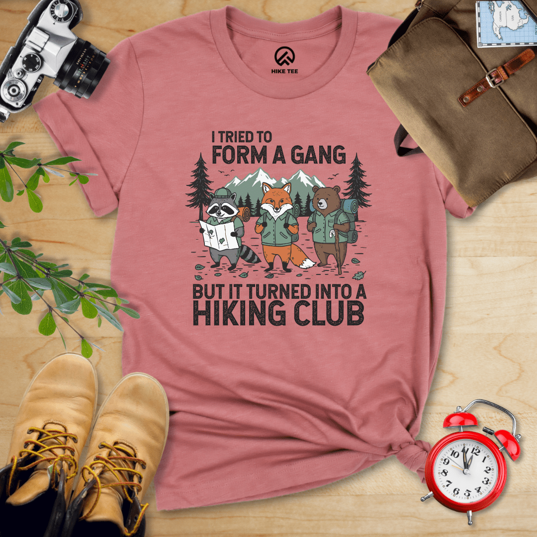 Hike Tee T-Shirt Heather Mauve / S Form a Gang Hiking Shirt