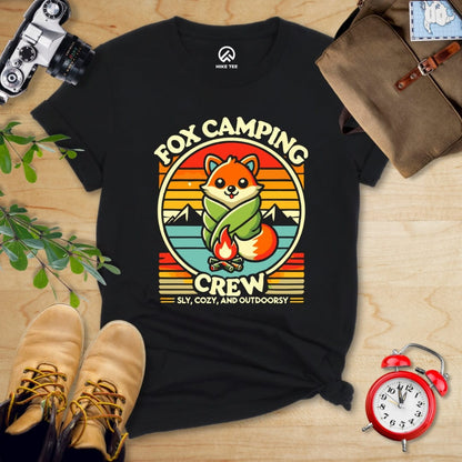 Hike Tee T-Shirt Black / S Fox Camping Crew Shirt