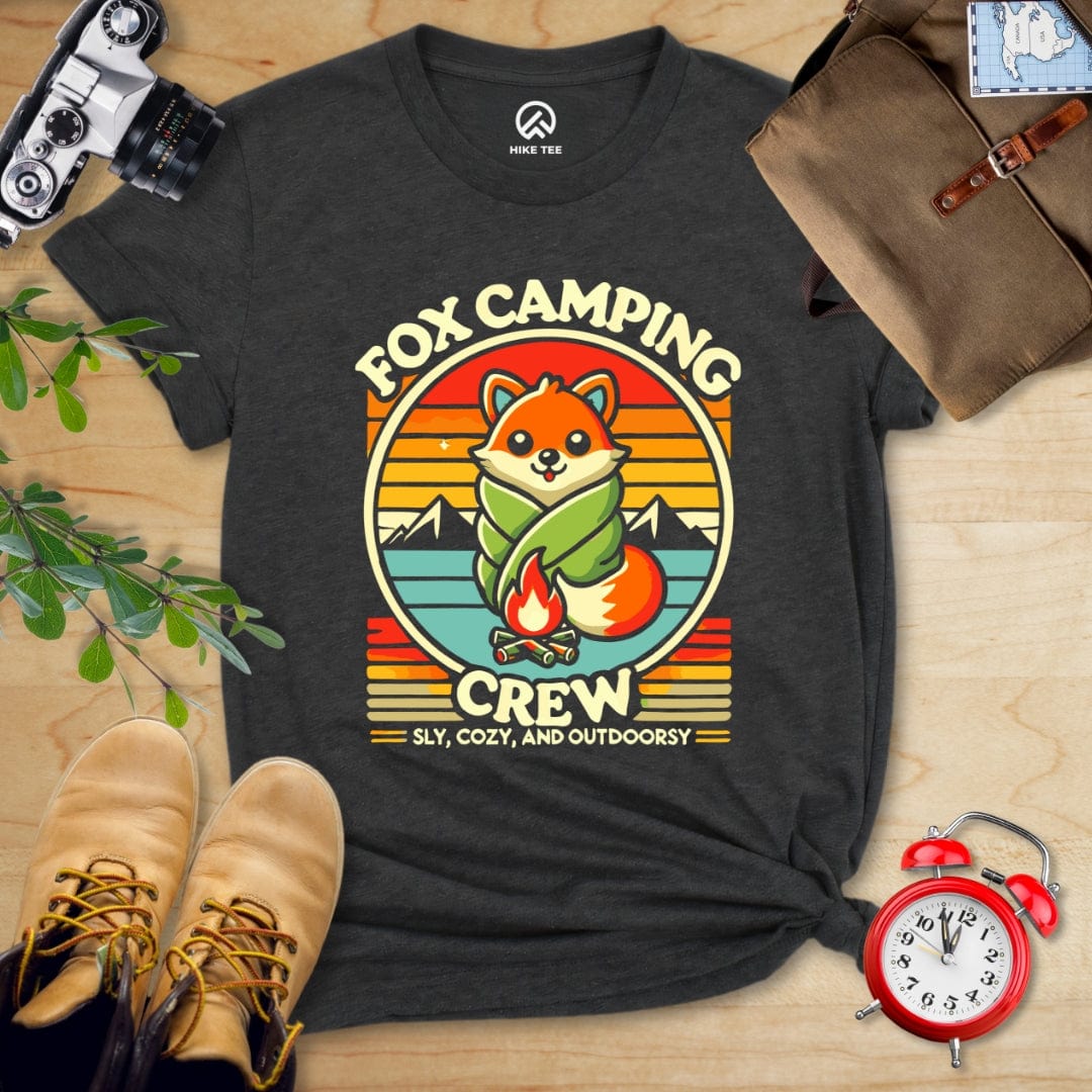 Hike Tee T-Shirt Dark Grey Heather / S Fox Camping Crew Shirt