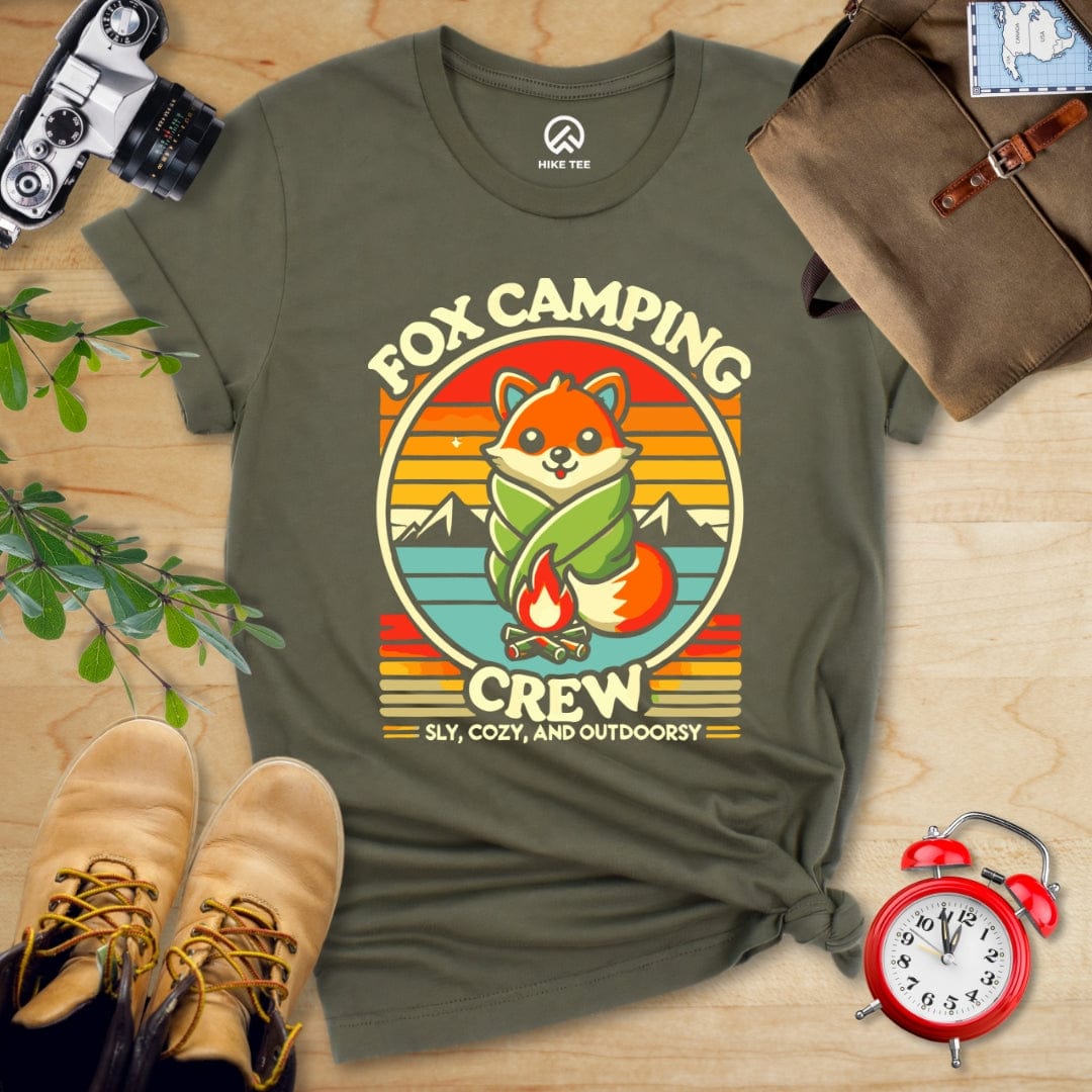 Hike Tee T-Shirt Military Green / S Fox Camping Crew Shirt