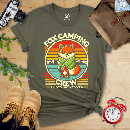 Hike Tee T-Shirt Military Green / S Fox Camping Crew Shirt