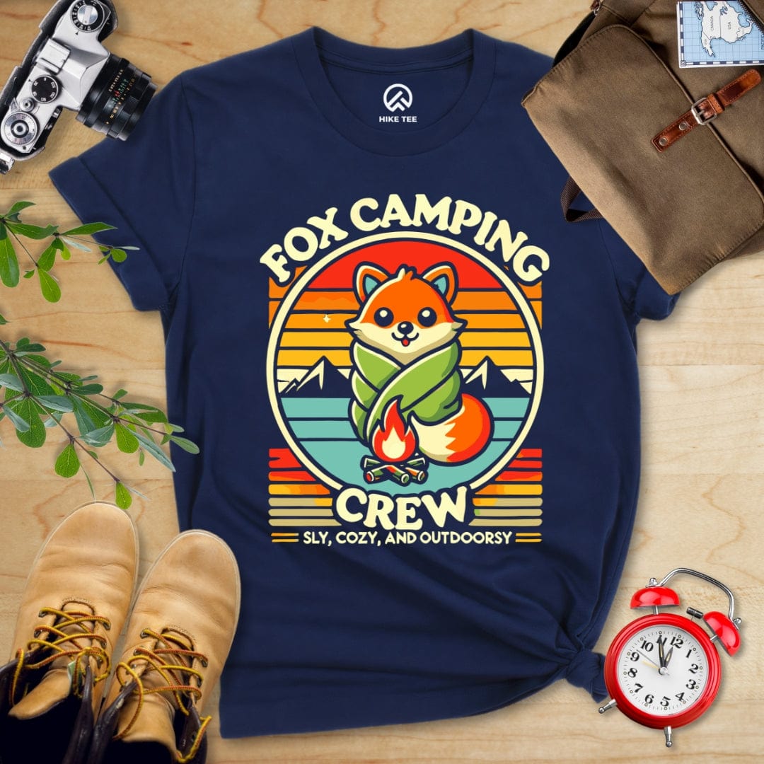 Hike Tee T-Shirt Navy / S Fox Camping Crew Shirt