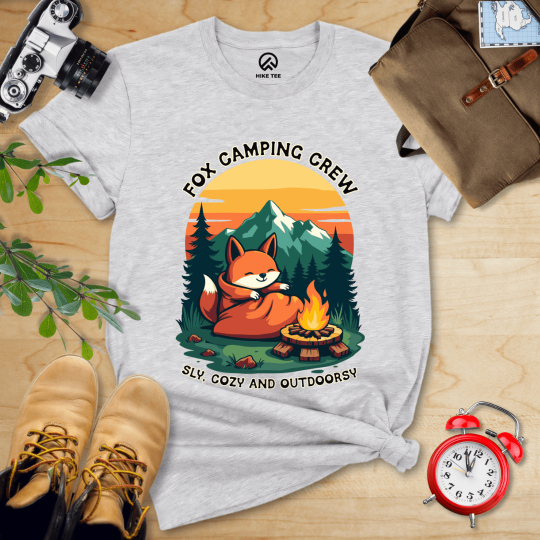 Hike Tee T-Shirt Athletic Heather / S Fox Camping Crew