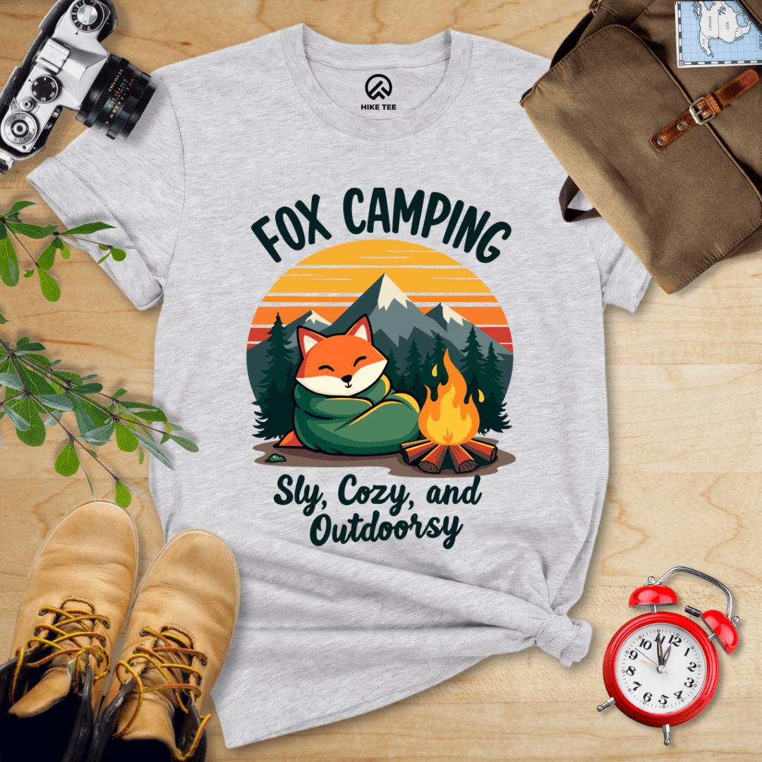 Hike Tee T-Shirt Athletic Heather / S Fox Camping Crew