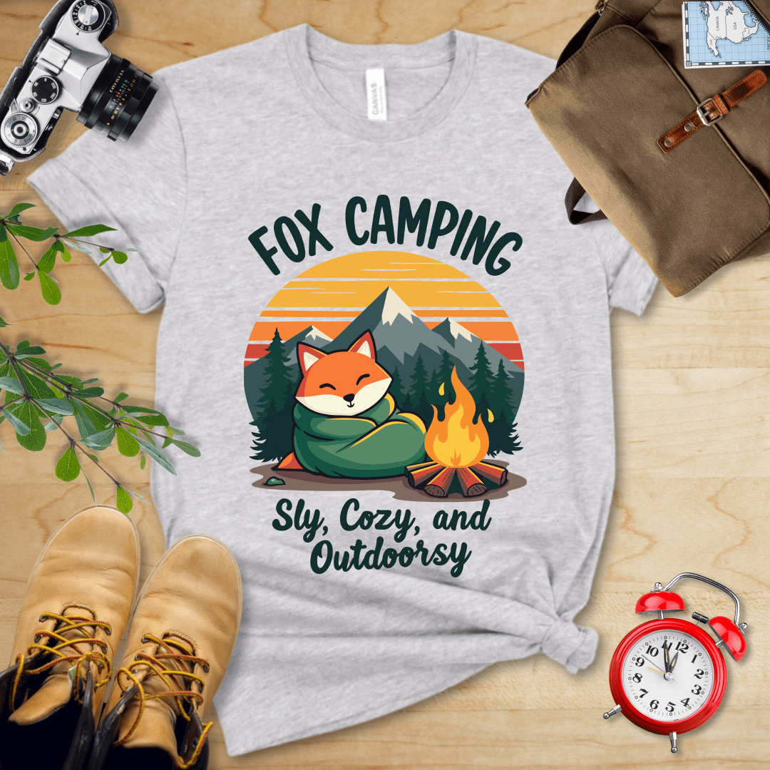 Hike Tee T-Shirt Athletic Heather / S Fox Camping Crew