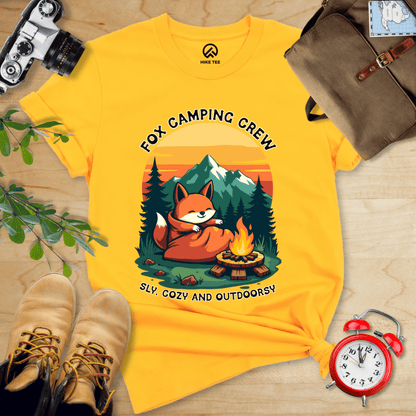 Hike Tee T-Shirt Gold / S Fox Camping Crew