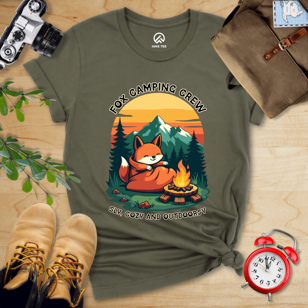 Hike Tee T-Shirt Military Green / S Fox Camping Crew