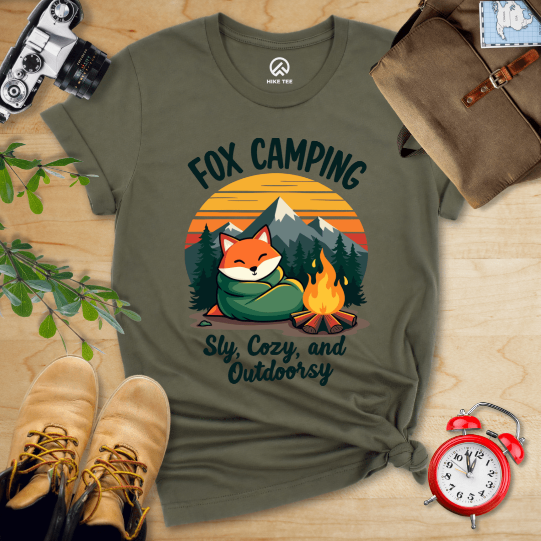 Hike Tee T-Shirt Military Green / S Fox Camping Crew