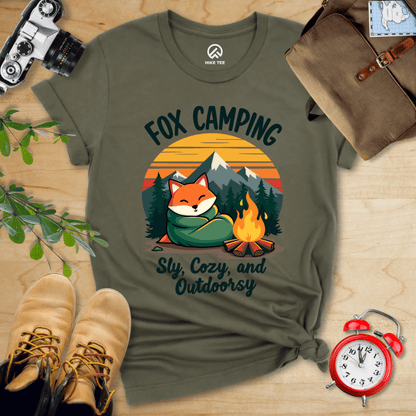 Hike Tee T-Shirt Military Green / S Fox Camping Crew