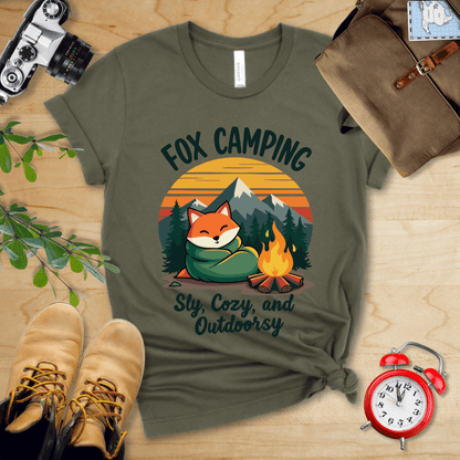 Hike Tee T-Shirt Military Green / S Fox Camping Crew