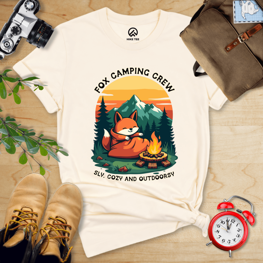 Hike Tee T-Shirt Natural / S Fox Camping Crew