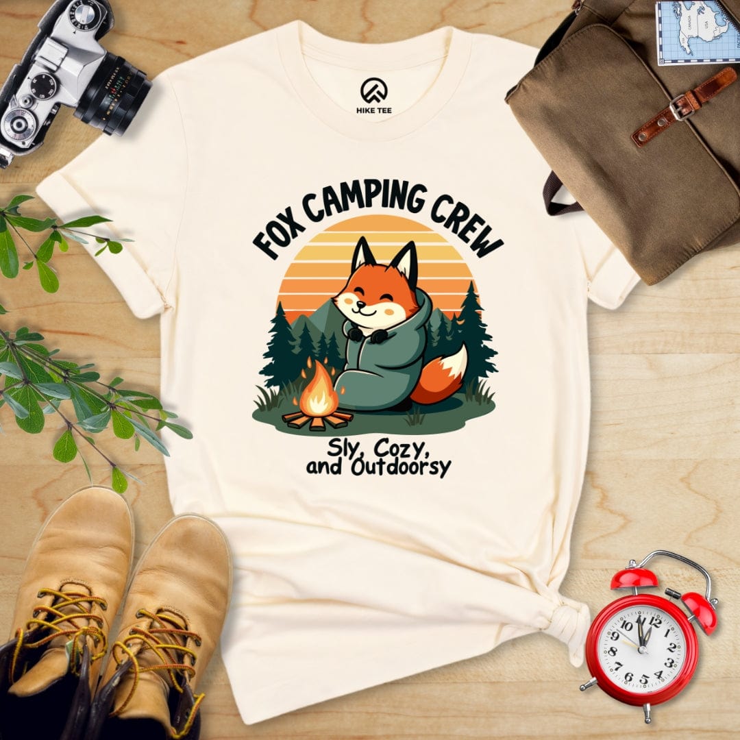 Hike Tee T-Shirt Natural / S Fox Camping Crew