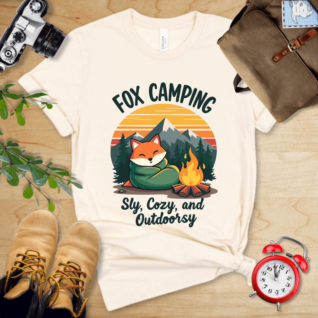 Hike Tee T-Shirt Natural / S Fox Camping Crew