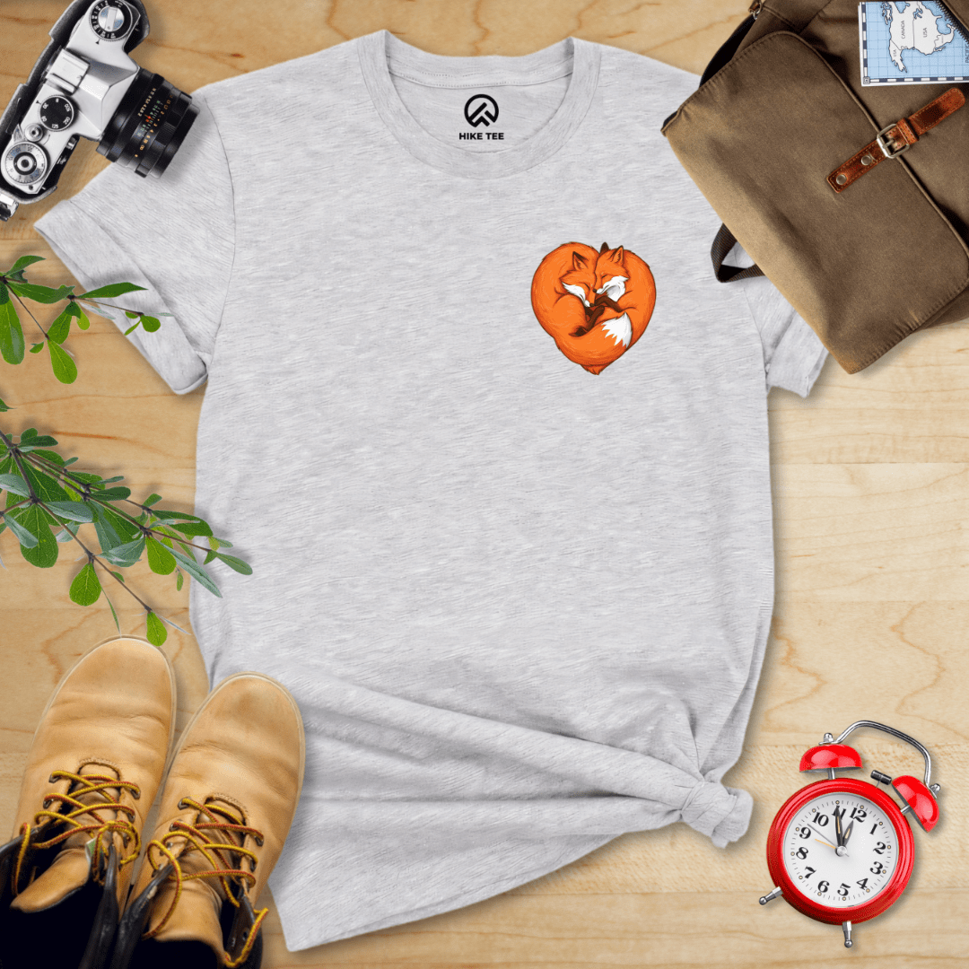 Hike Tee T-Shirt Athletic Heather / S Fox Heart Shirt