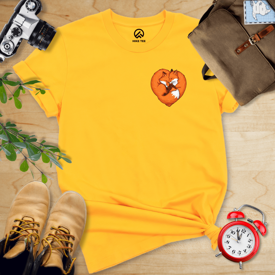 Hike Tee T-Shirt Gold / S Fox Heart Shirt