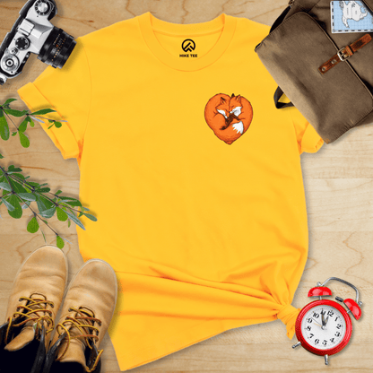 Hike Tee T-Shirt Gold / S Fox Heart Shirt