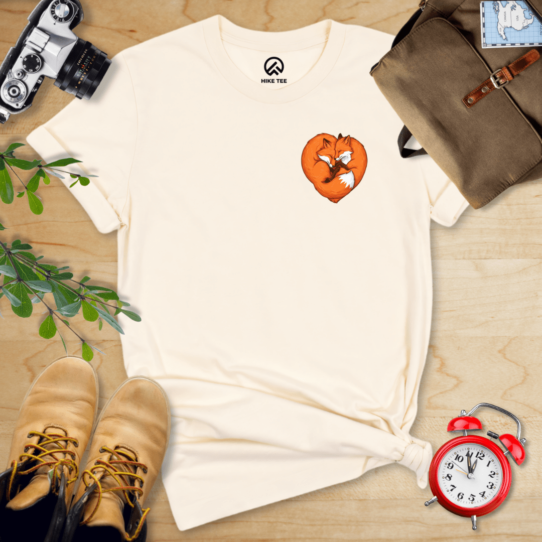 Hike Tee T-Shirt Natural / S Fox Heart Shirt