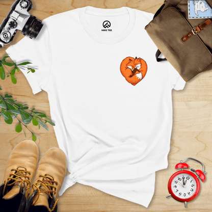 Hike Tee T-Shirt White / S Fox Heart Shirt