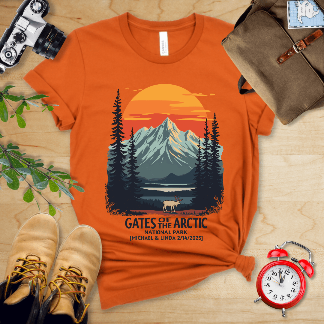 AnywherePOD T-Shirt Autumn / S Gates of the Arctic National Park Shirt + Personalization