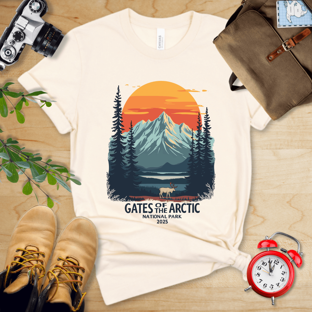 AnywherePOD T-Shirt Natural / S Gates of the Arctic National Park Shirt + Personalization