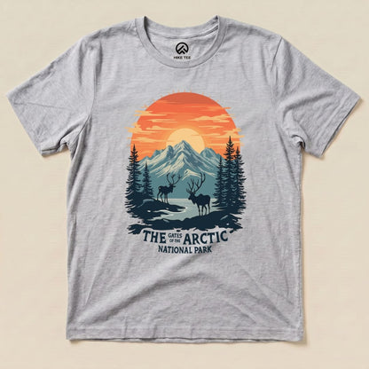 Hike Tee T-Shirt Athletic Heather / S Gates of the Arctic National Park Shirt