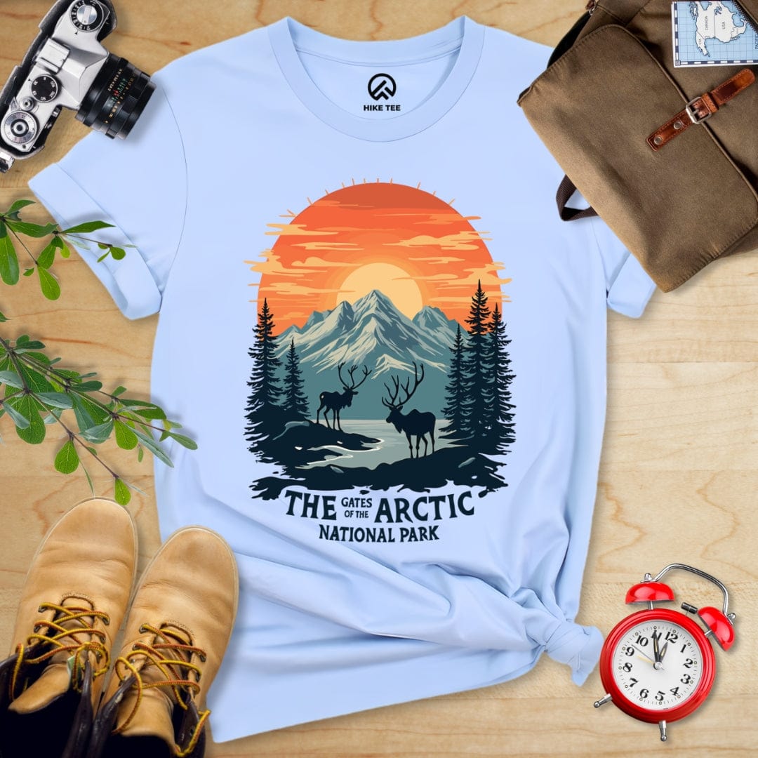 Hike Tee T-Shirt Baby Blue / S Gates of the Arctic National Park Shirt