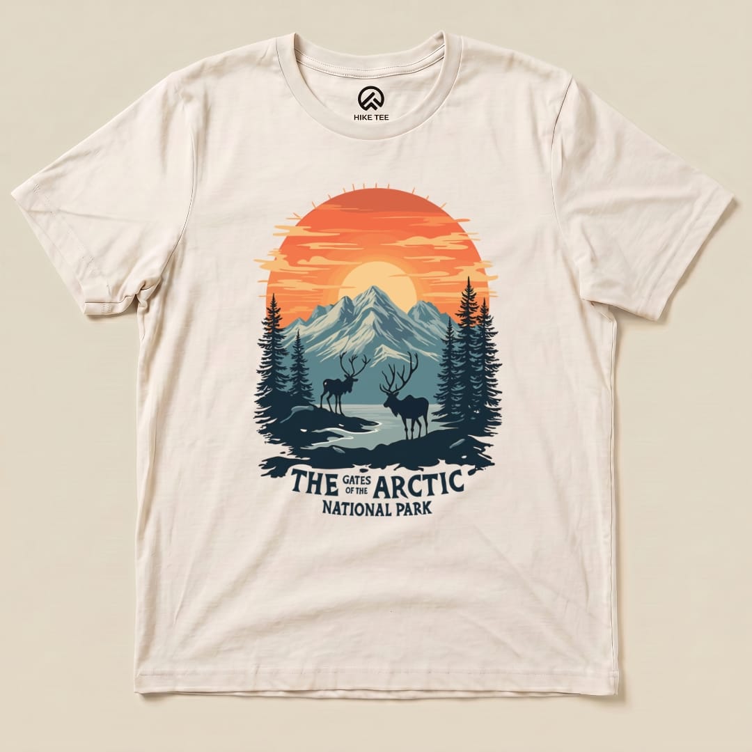 Hike Tee T-Shirt Natural / S Gates of the Arctic National Park Shirt