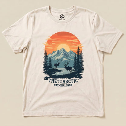 Hike Tee T-Shirt Natural / S Gates of the Arctic National Park Shirt