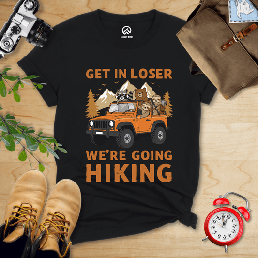 Hike Tee T-Shirt Black / S Get in Loser Hiking Shirt