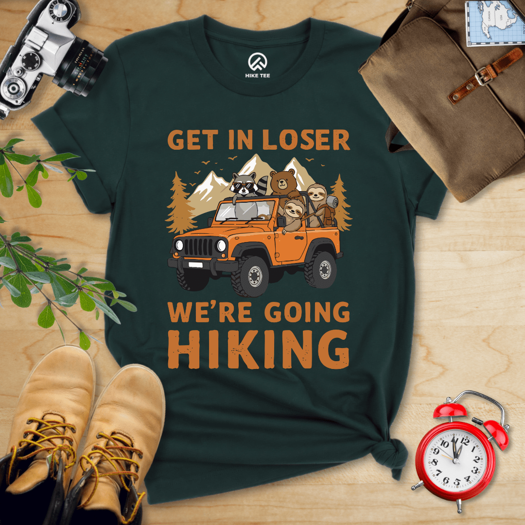 Hike Tee T-Shirt Forest / S Get in Loser Hiking Shirt