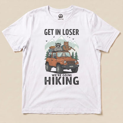 Hike Tee T-Shirt White / S Get in Loser Hiking Shirt