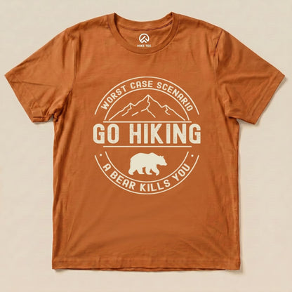 Go Hiking Worst Case Scenario Shirt Hike Tee T-Shirt Autumn / S