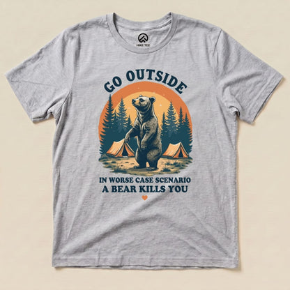 Hike Tee T-Shirt Athletic Heather / S Go Outside Shirt