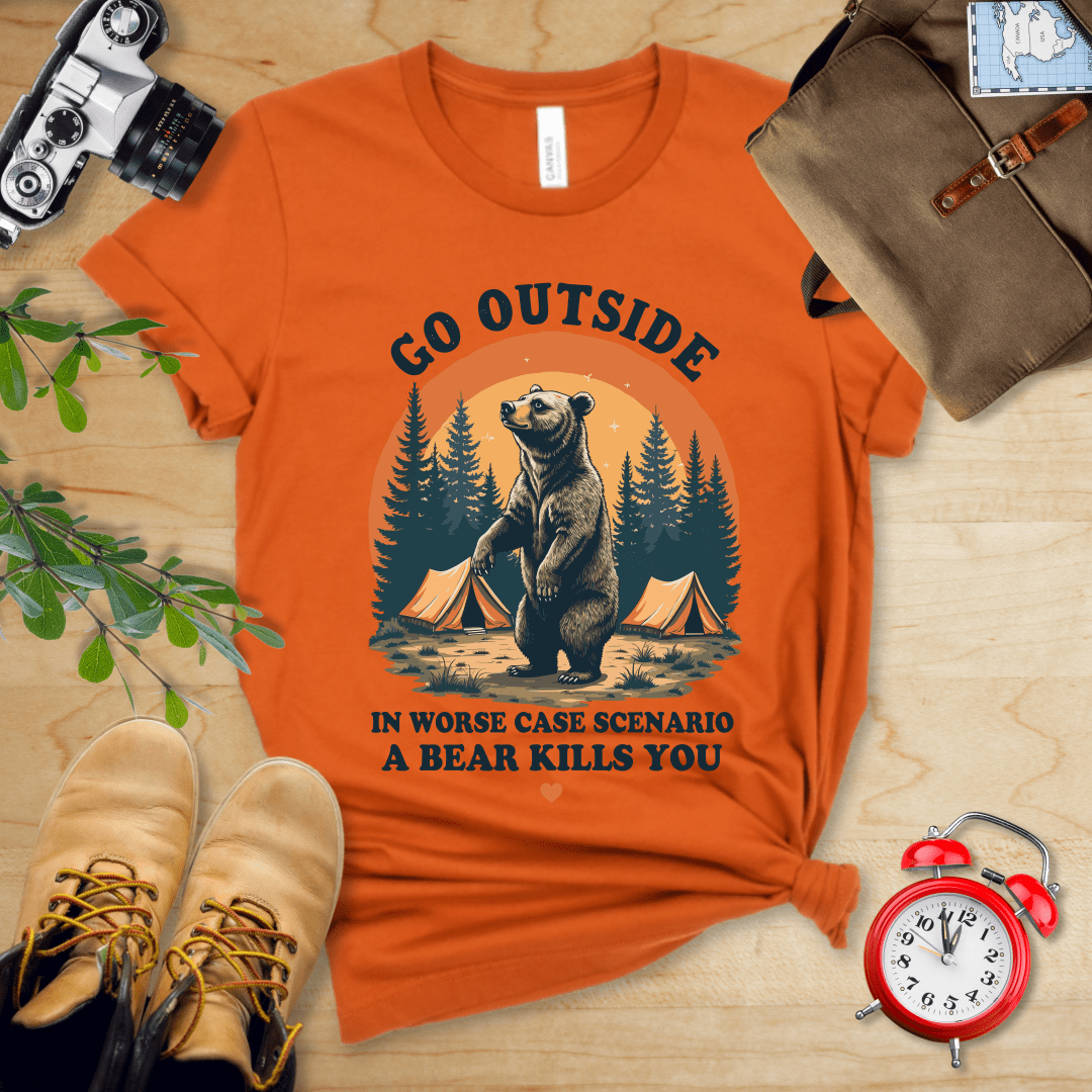 Printify T-Shirt Autumn / S Go Outside Shirt