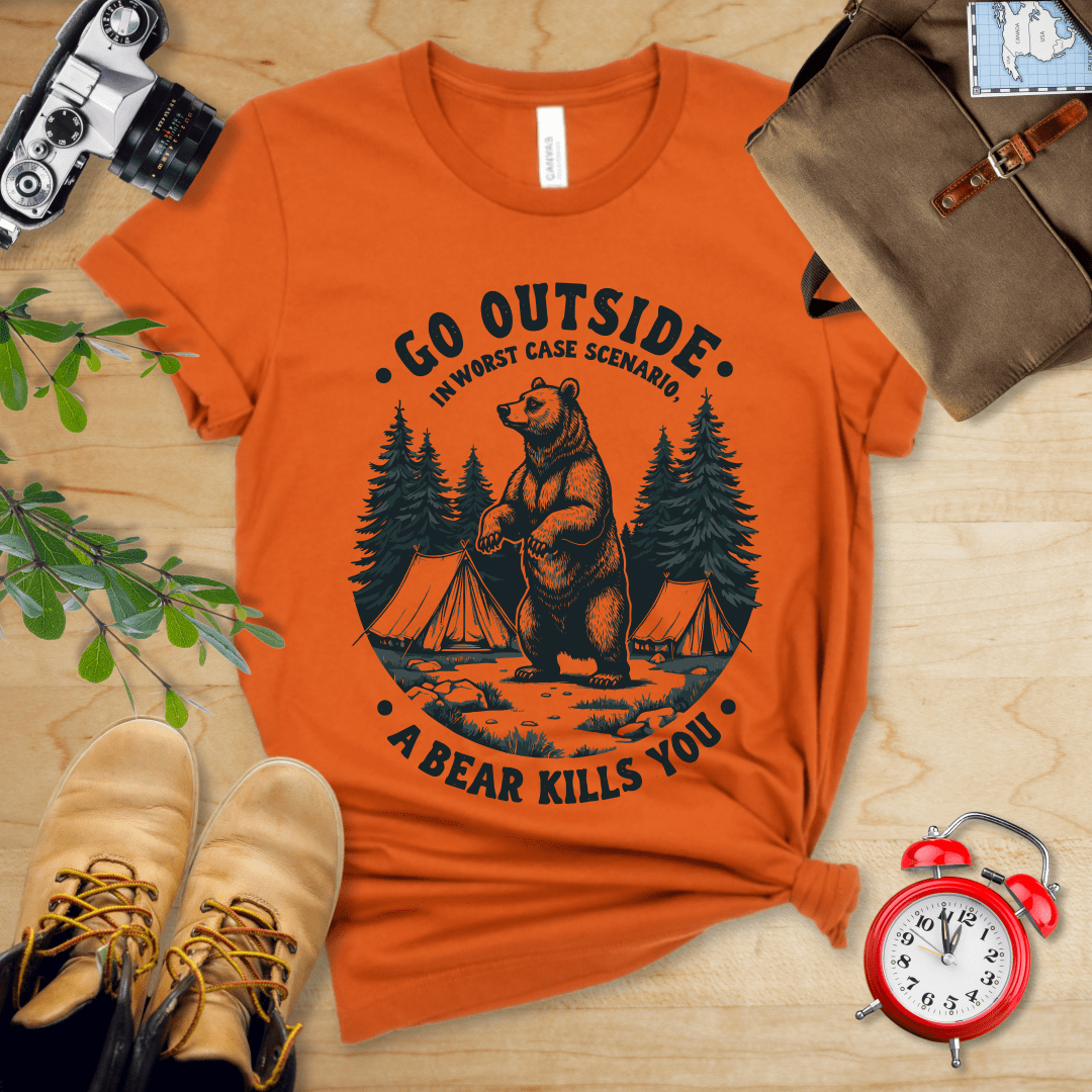 Printify T-Shirt Autumn / S Go Outside Shirt