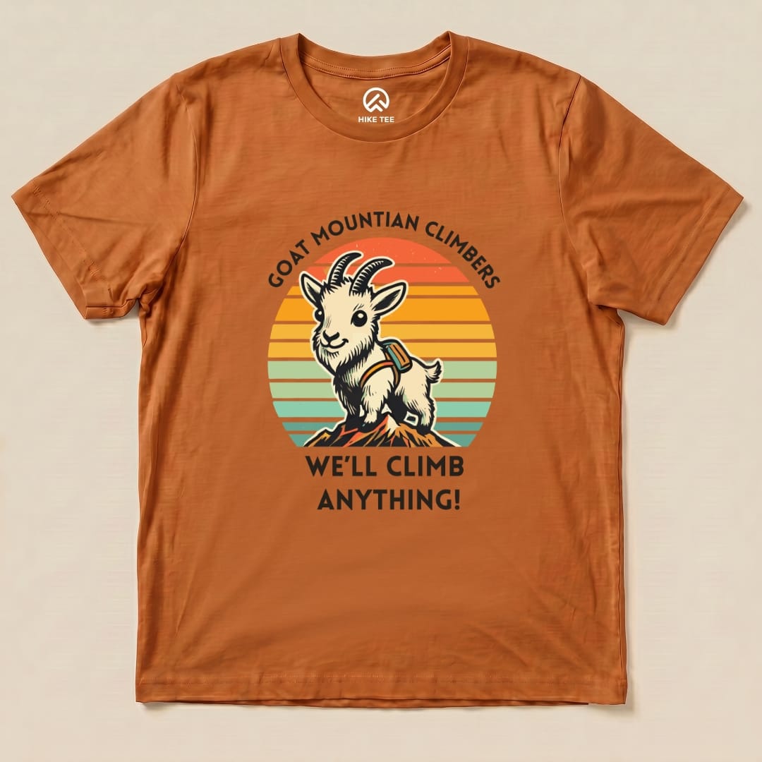 Goat Mountain Climbers Shirt Hike Tee T-Shirt Autumn / S