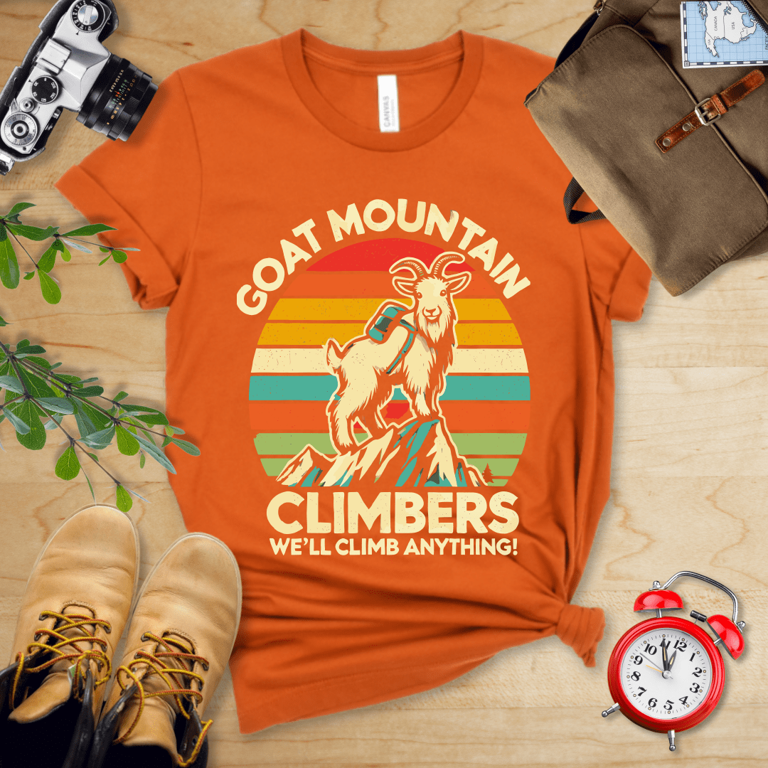 Printify T-Shirt Autumn / S Goat Mountain Climbers Shirt