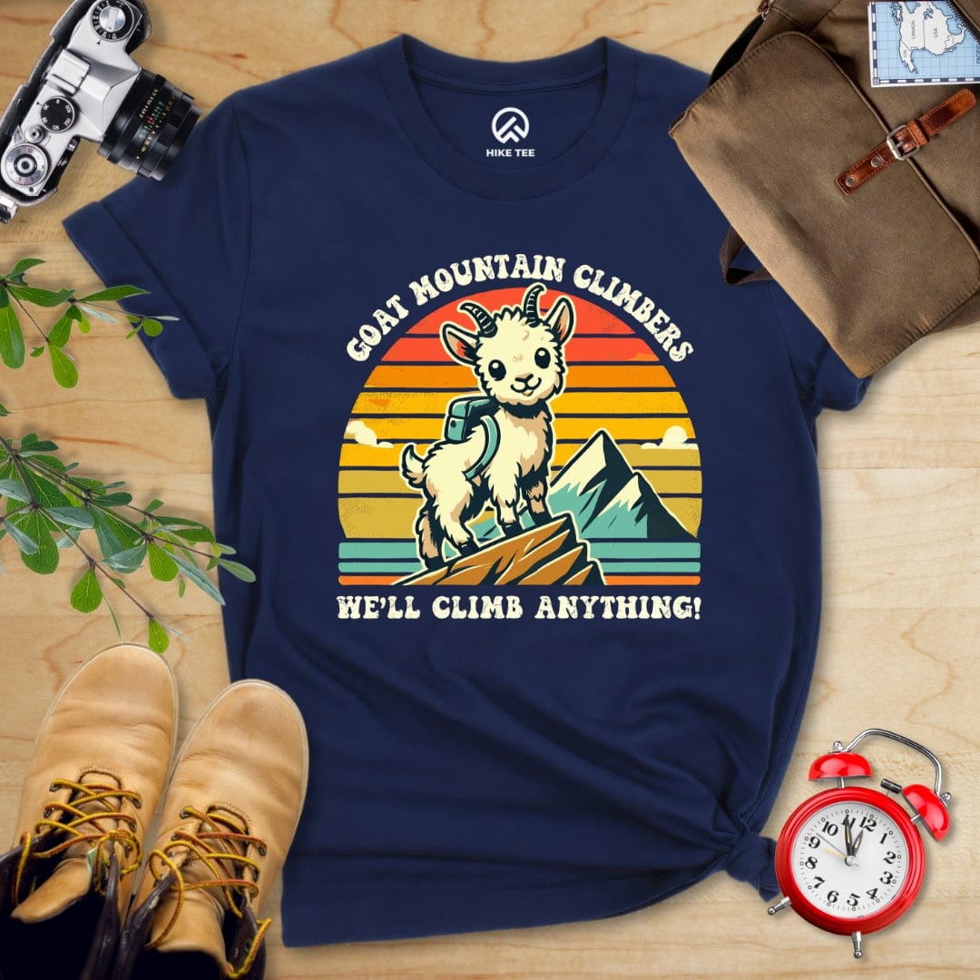 Hike Tee T-Shirt Navy / S Goat Mountain Climbers