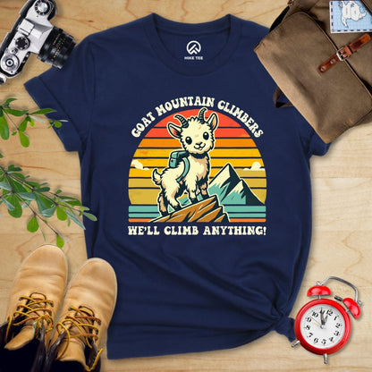 Hike Tee T-Shirt Navy / S Goat Mountain Climbers