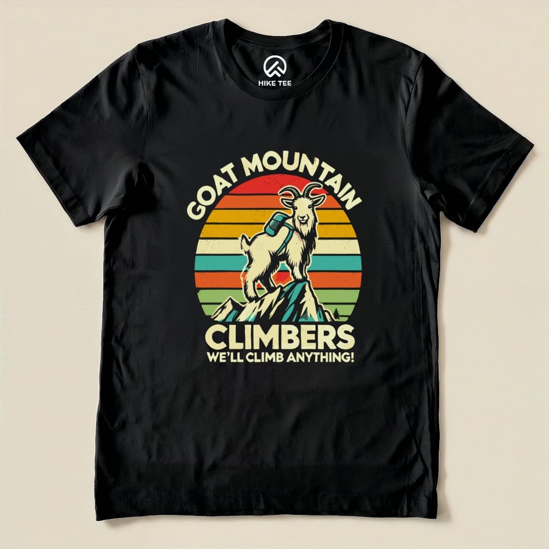 Goat Mountain Shirt Hike Tee T-Shirt Black / S