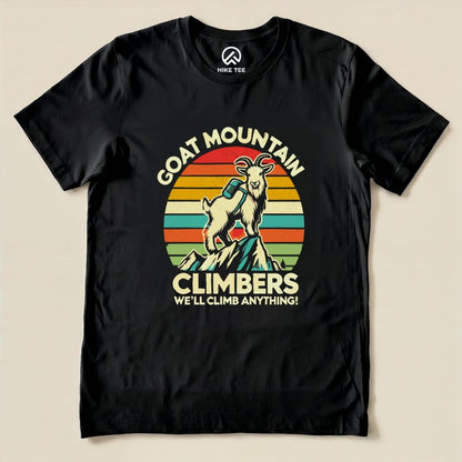 Goat Mountain Shirt Hike Tee T-Shirt Black / S
