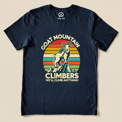 Goat Mountain Shirt Hike Tee T-Shirt Navy / S
