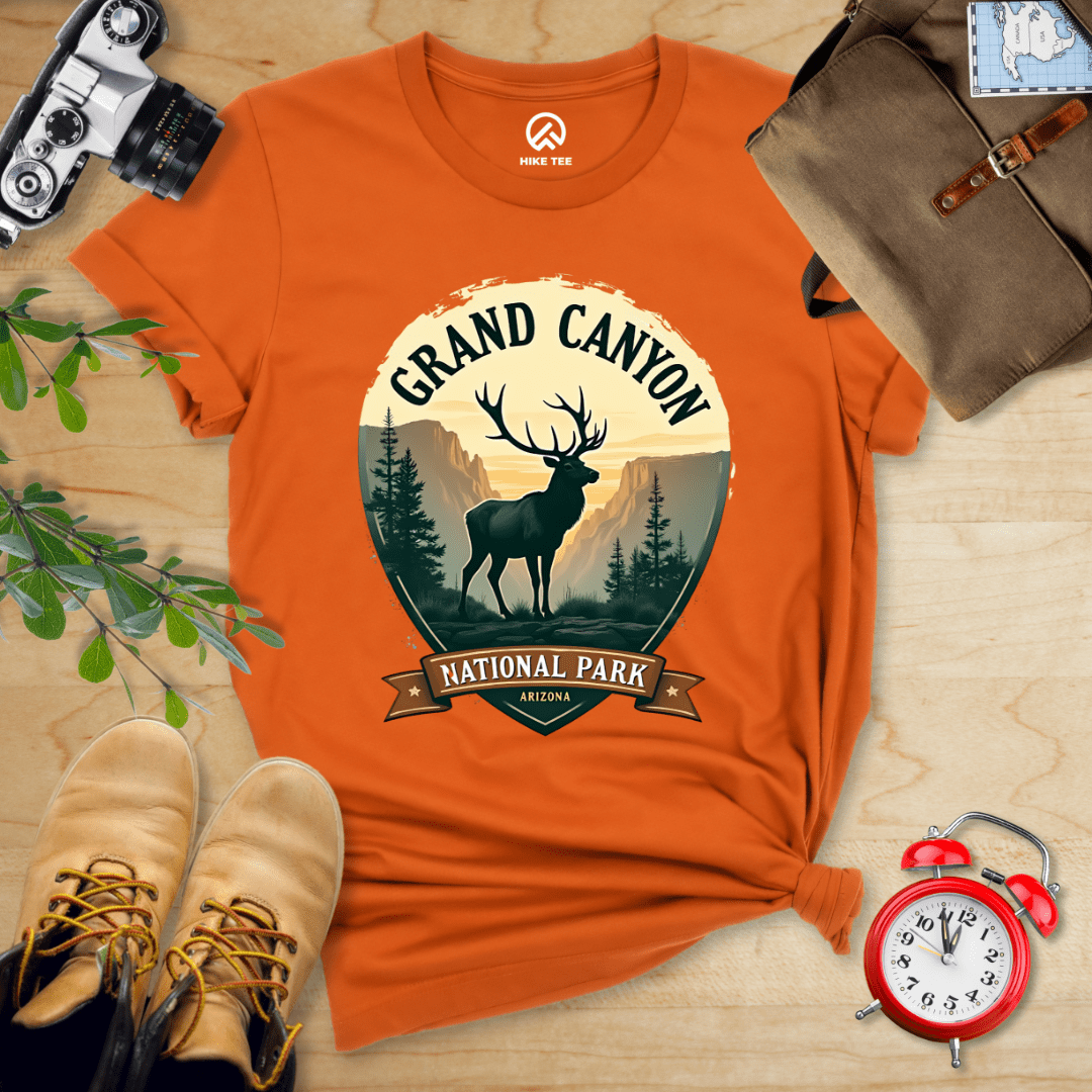 Hike Tee T-Shirt Autumn / S Grand Canyon Elk Shirt