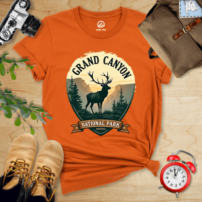 Hike Tee T-Shirt Autumn / S Grand Canyon Elk Shirt