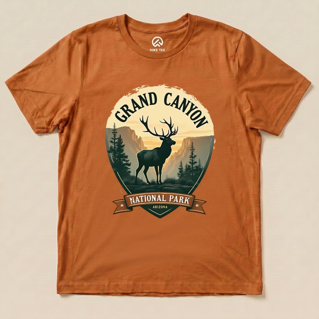 Grand Canyon Elk Shirt Hike Tee T-Shirt Autumn / S