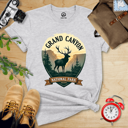 Hike Tee T-Shirt Athletic Heather / S Grand Canyon National Park Shirt